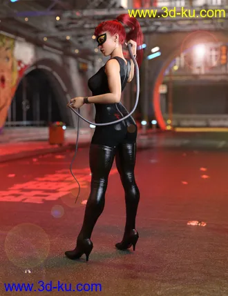 3D打印模型Z Feline Instinct Morphing Whip and Poses的图片