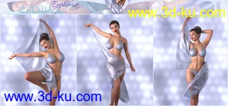 3D打印模型Z Gentle Euphoria Cloth and Poses for Genesis 3 and 8 Female的图片