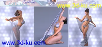 3D打印模型Z Gentle Euphoria Cloth and Poses for Genesis 3 and 8 Female的图片