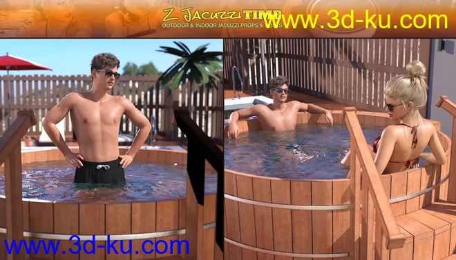 Z Jacuzzi Time and Poses模型的图片4