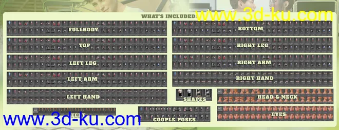 Z Late Teen Years Shape and Pose Mega Set模型的图片7