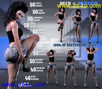 3D打印模型Z Legs for Days Shapes and Poses Mega Set的图片
