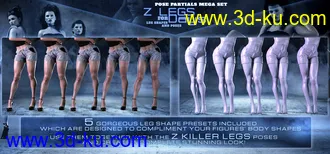 3D打印模型Z Legs for Days Shapes and Poses Mega Set的图片