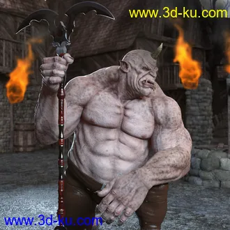 3D打印模型Z Merciless Warrior Poses and Expressions for Ogre HD的图片