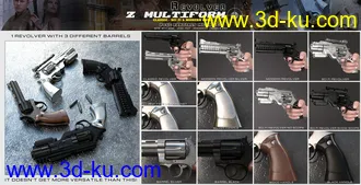 3D打印模型Z Multiform Revolver and Poses for Genesis 8的图片