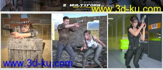 3D打印模型Z Multiform Revolver and Poses for Genesis 8的图片