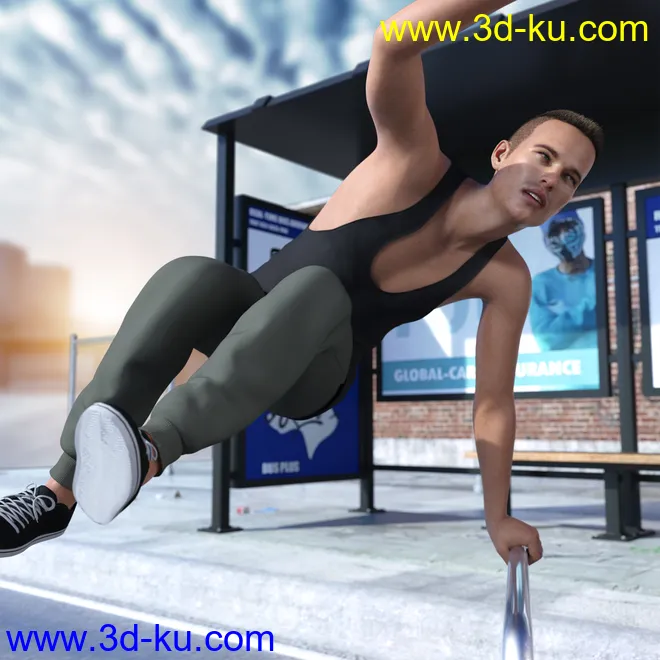 Z Parkour Pose Mega Set模型的图片2
