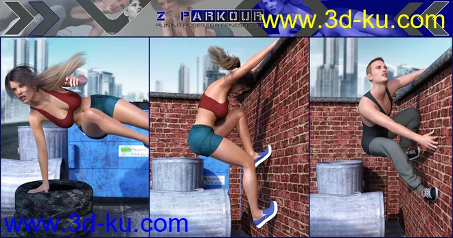 Z Parkour Pose Mega Set模型的图片4