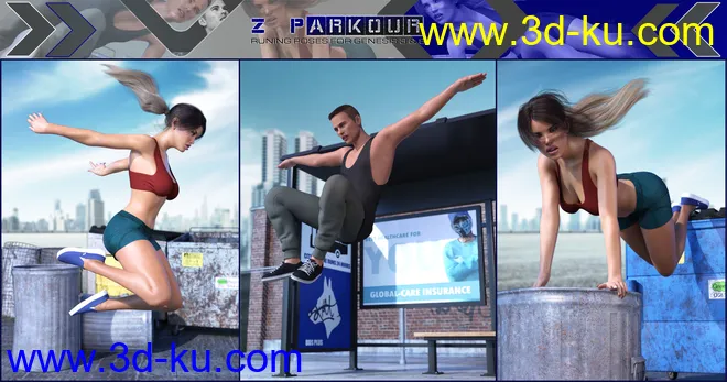 Z Parkour Pose Mega Set模型的图片5