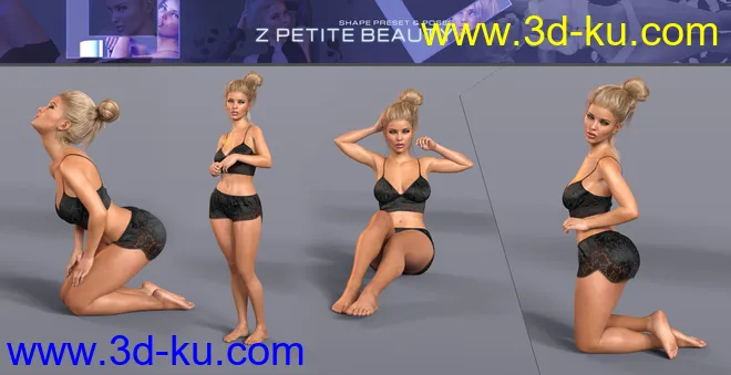 Z Petite Beauty Shape and Poses Mega Set模型的图片4