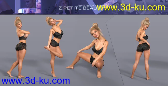 Z Petite Beauty Shape and Poses Mega Set模型的图片6