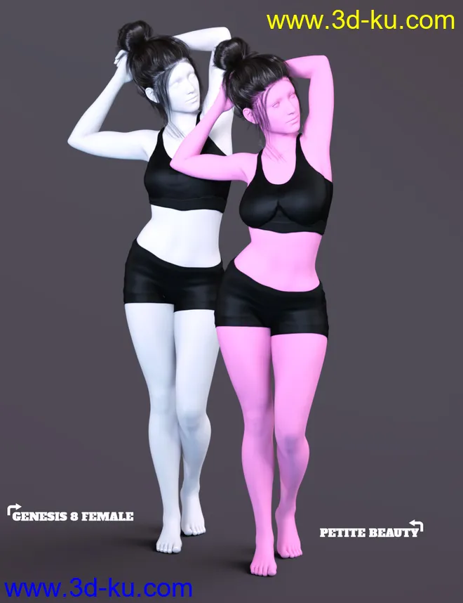 Z Petite Beauty Shape and Poses Mega Set模型的图片10