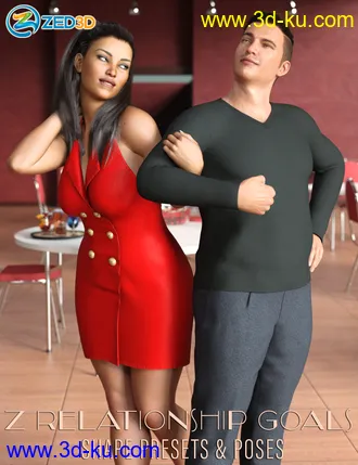 3D打印模型Z Relationship Goals Body Shapes and Poses的图片