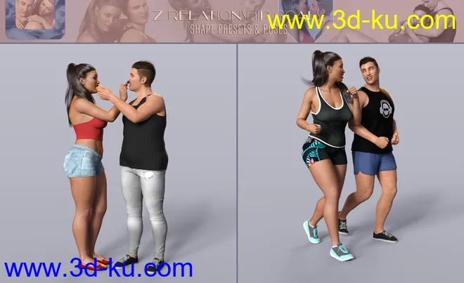 Z Relationship Goals Body Shapes and Poses模型的图片3
