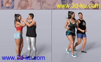 3D打印模型Z Relationship Goals Body Shapes and Poses的图片