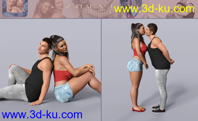 Z Relationship Goals Body Shapes and Poses模型的图片4