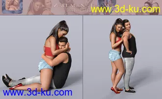 3D打印模型Z Relationship Goals Body Shapes and Poses的图片