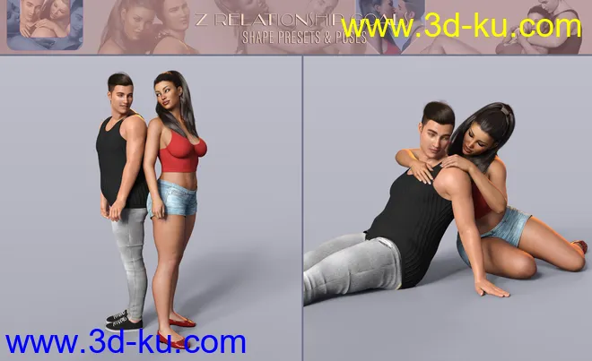 Z Relationship Goals Body Shapes and Poses模型的图片8