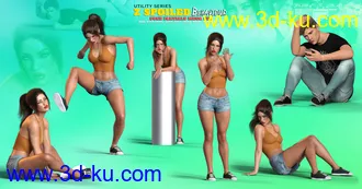 3D打印模型Z Spoiled Behavior Pose Mega Set的图片