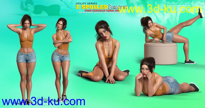 Z Spoiled Behavior Pose Mega Set模型的图片6