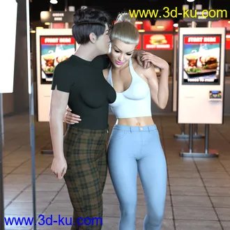 3D打印模型Z Stud Female Shape and Pose Mega Set的图片