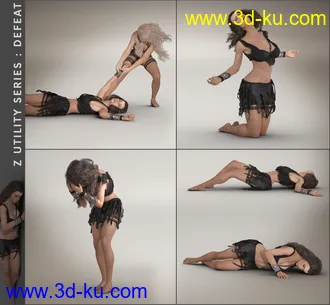 3D打印模型Z Utility Series - Defeat and Victory - Poses with Partials for Genesis 3 and 8的图片