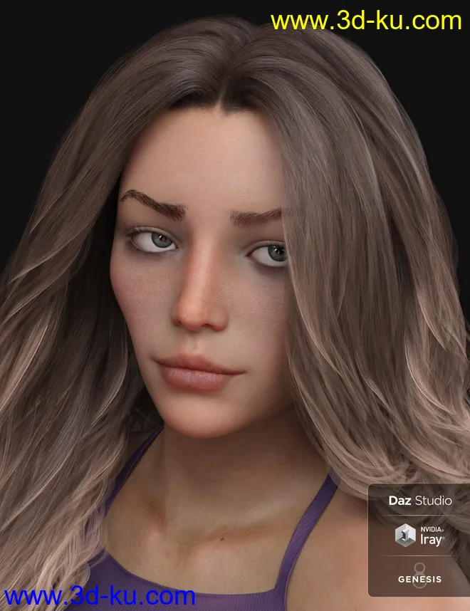 Zalir for Genesis 8 Female模型的图片2
