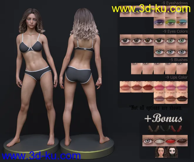 Zalir for Genesis 8 Female模型的图片3