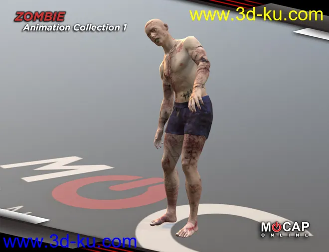 Zombie Animation Collection P1 - Michael 8模型的图片2