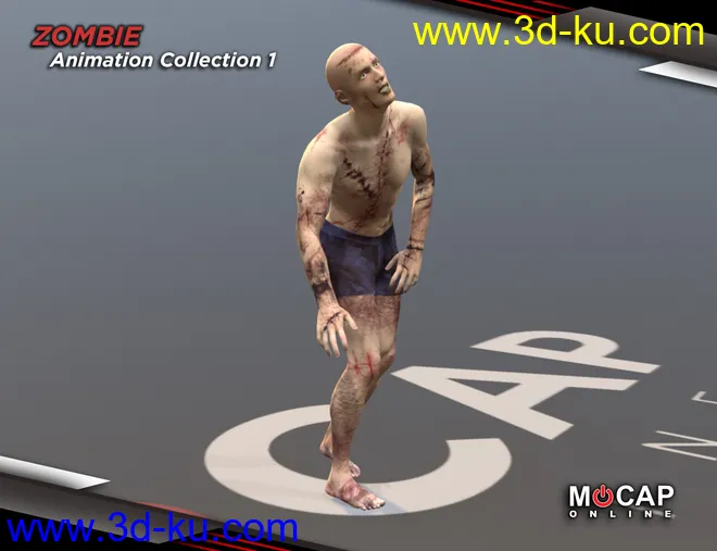 Zombie Animation Collection P1 - Michael 8模型的图片6