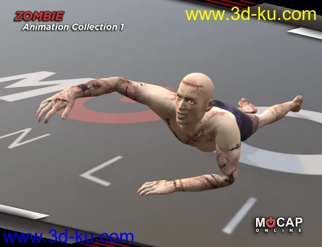 Zombie Animation Collection P1 - Michael 8模型的图片7