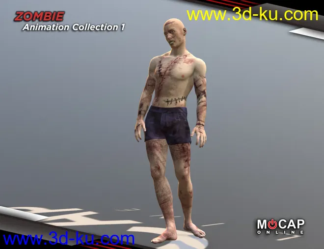 Zombie Animation Collection P1 - Michael 8模型的图片8