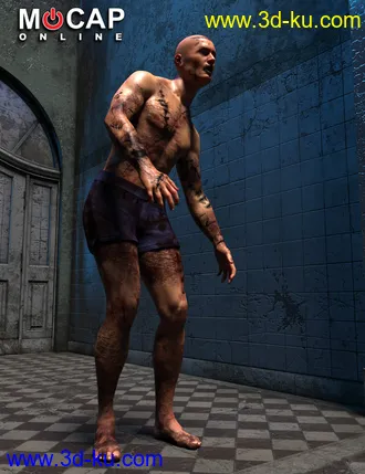 3D打印模型Zombie Animation Collection P1 - Michael 8的图片