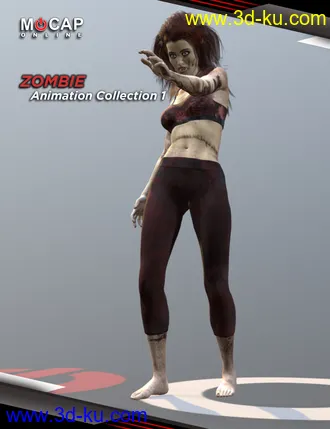 3D打印模型Zombie Animation Collection P1 - Victoria 8的图片