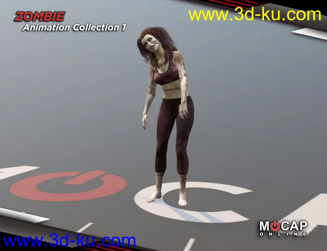 Zombie Animation Collection P1 - Victoria 8模型的图片2