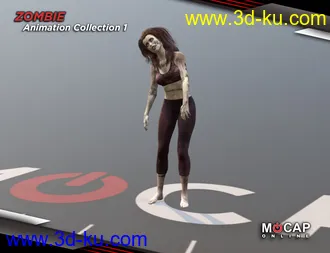 3D打印模型Zombie Animation Collection P1 - Victoria 8的图片