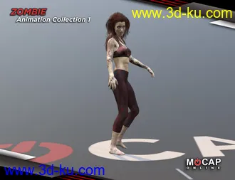 3D打印模型Zombie Animation Collection P1 - Victoria 8的图片