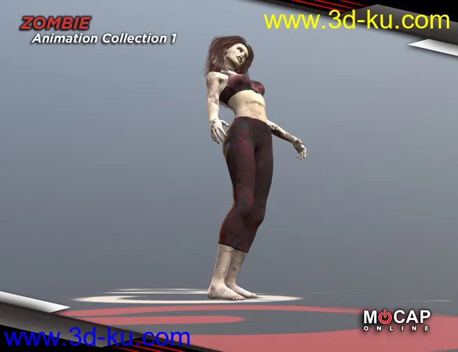 Zombie Animation Collection P1 - Victoria 8模型的图片4