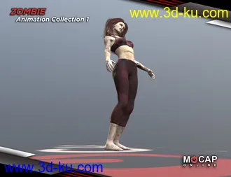 3D打印模型Zombie Animation Collection P1 - Victoria 8的图片