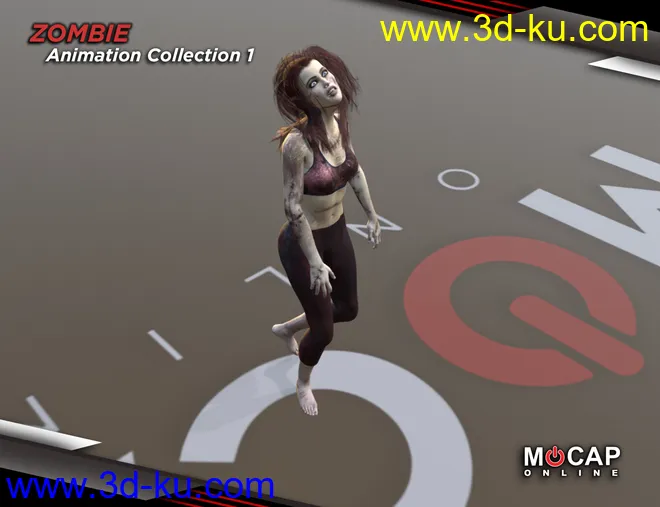 Zombie Animation Collection P1 - Victoria 8模型的图片5