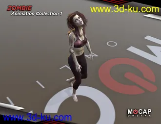 3D打印模型Zombie Animation Collection P1 - Victoria 8的图片