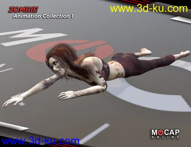 Zombie Animation Collection P1 - Victoria 8模型的图片6