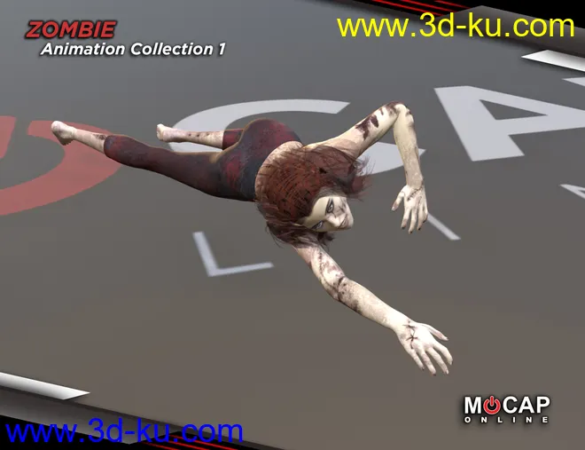 Zombie Animation Collection P1 - Victoria 8模型的图片7