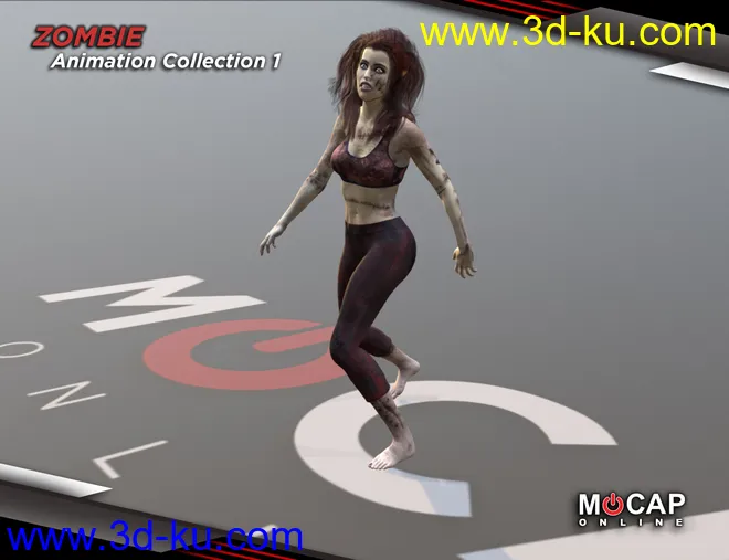 Zombie Animation Collection P1 - Victoria 8模型的图片8