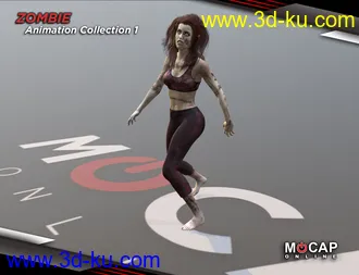 3D打印模型Zombie Animation Collection P1 - Victoria 8的图片