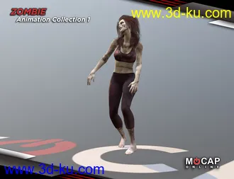 3D打印模型Zombie Animation Collection P1 - Victoria 8的图片