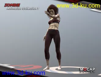 3D打印模型Zombie Animation Collection P1 - Victoria 8的图片