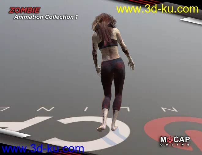 Zombie Animation Collection P1 - Victoria 8模型的图片12