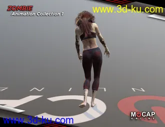 3D打印模型Zombie Animation Collection P1 - Victoria 8的图片