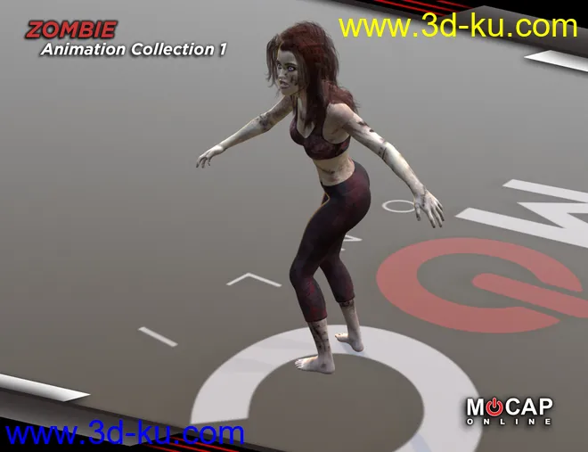 Zombie Animation Collection P1 - Victoria 8模型的图片13